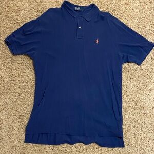 Polo by Ralph Lauren Navy Polo with Orange Pony